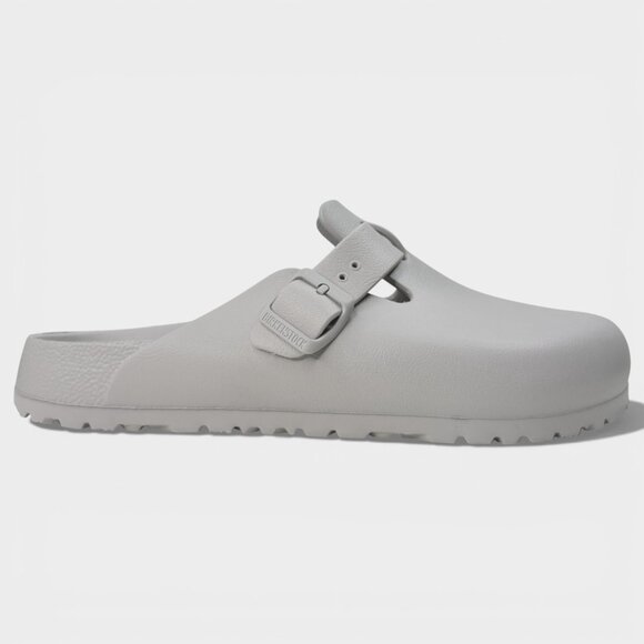 New Birkenstock Boston Essentials EVA Mens Clogs Stone Coin Grey Sandals 3666715 main image 5